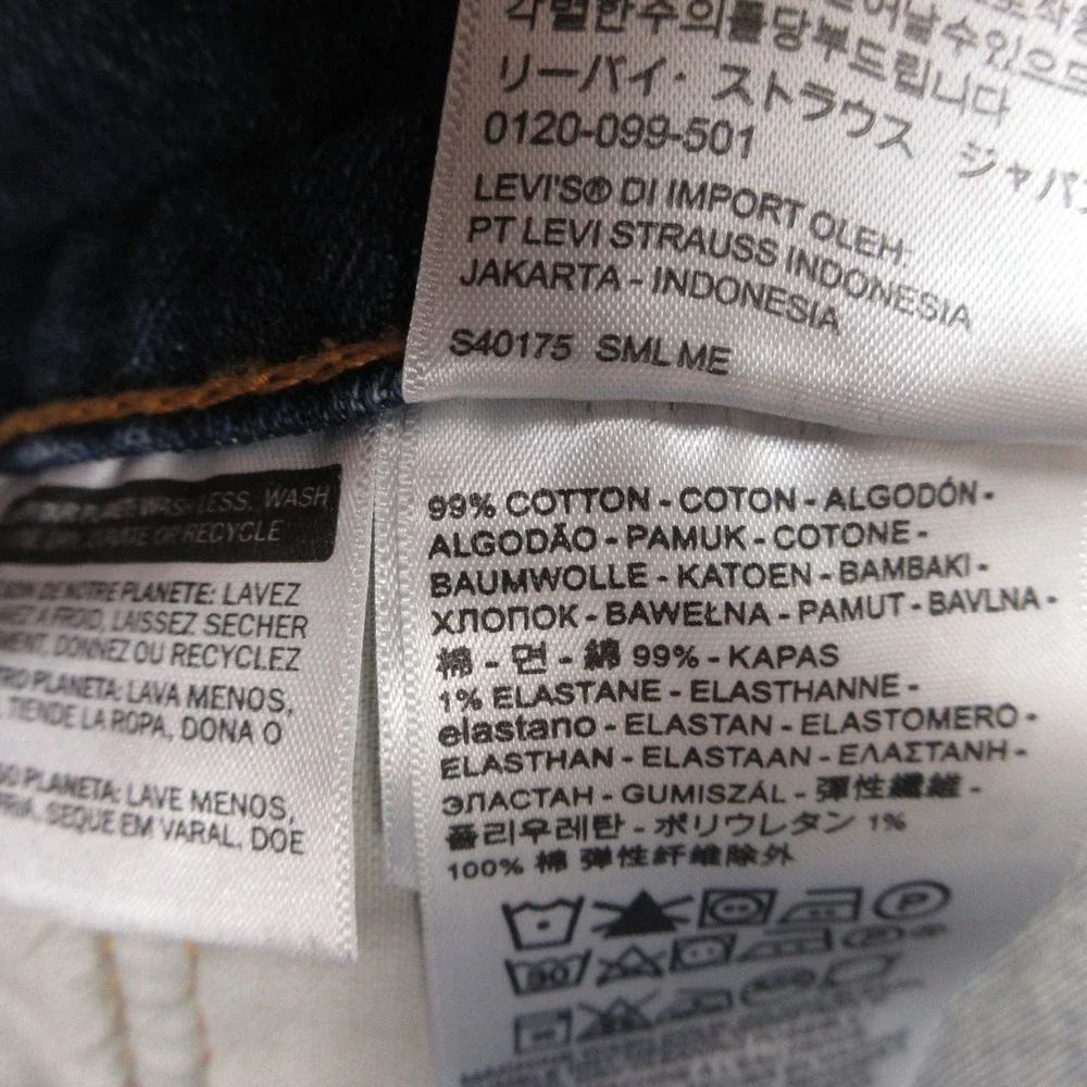 Levis jeans Mens 36x32 Blue 505 Regular Straight Faded Whisker Zip Denim Pants